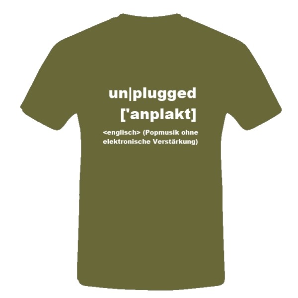 T-Shirt Unplugged-Tour 2008